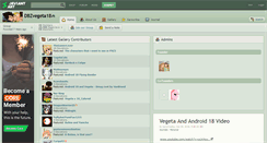 Desktop Screenshot of dbzvegeta18.deviantart.com