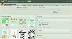 Desktop Screenshot of cherrytomatoproject.deviantart.com