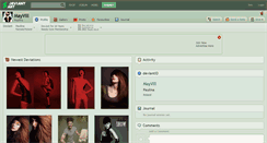 Desktop Screenshot of mayvill.deviantart.com