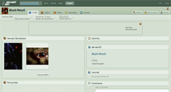 Desktop Screenshot of blunt-pencil.deviantart.com