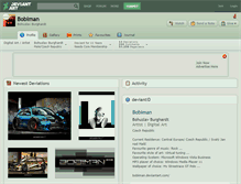 Tablet Screenshot of bobiman.deviantart.com
