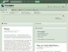 Tablet Screenshot of kicksngiggles.deviantart.com