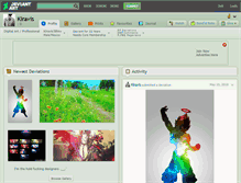 Tablet Screenshot of kiravis.deviantart.com