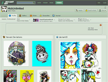 Tablet Screenshot of nickunlimited.deviantart.com