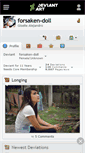 Mobile Screenshot of forsaken-doll.deviantart.com