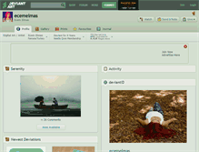Tablet Screenshot of ecemelmas.deviantart.com