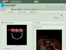 Tablet Screenshot of another-default.deviantart.com