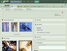 Tablet Screenshot of bcrose.deviantart.com