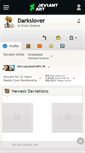 Mobile Screenshot of darkslover.deviantart.com