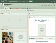 Tablet Screenshot of jeepers883.deviantart.com