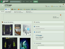 Tablet Screenshot of lfximages.deviantart.com