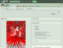 Tablet Screenshot of l-desu.deviantart.com
