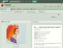 Tablet Screenshot of d-bartlett.deviantart.com