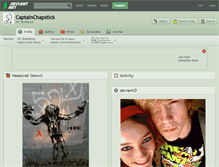 Tablet Screenshot of captainchapstick.deviantart.com
