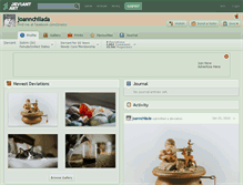 Tablet Screenshot of joannchilada.deviantart.com