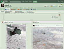 Tablet Screenshot of cosmin-m.deviantart.com