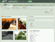 Tablet Screenshot of jeyu.deviantart.com