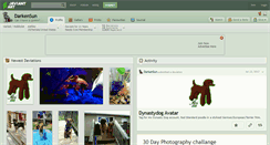 Desktop Screenshot of darkensun.deviantart.com