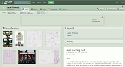 Desktop Screenshot of jack-thomas.deviantart.com