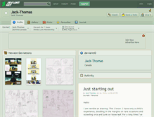 Tablet Screenshot of jack-thomas.deviantart.com