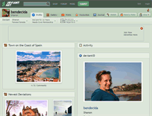 Tablet Screenshot of bendecida.deviantart.com