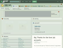 Tablet Screenshot of bigfav4plz.deviantart.com