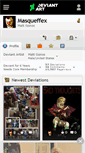 Mobile Screenshot of masqueffex.deviantart.com