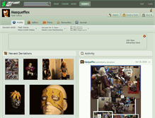 Tablet Screenshot of masqueffex.deviantart.com