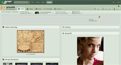 Desktop Screenshot of priscellie.deviantart.com