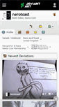 Mobile Screenshot of nerotoast.deviantart.com