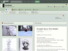 Tablet Screenshot of nerotoast.deviantart.com