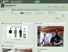 Tablet Screenshot of oceanlinerorca.deviantart.com