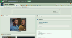 Desktop Screenshot of foxwolf-mccubbin.deviantart.com