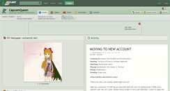 Desktop Screenshot of capcomqueen.deviantart.com