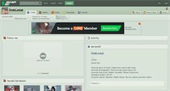 Desktop Screenshot of draklestat.deviantart.com