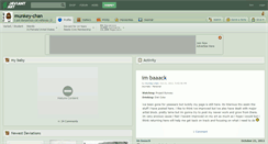 Desktop Screenshot of munkey-chan.deviantart.com