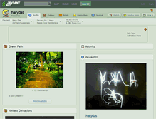 Tablet Screenshot of harydas.deviantart.com