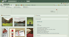 Desktop Screenshot of mocha-san.deviantart.com