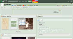 Desktop Screenshot of himynameis.deviantart.com