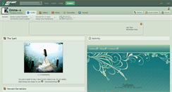 Desktop Screenshot of emma--x.deviantart.com