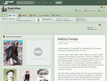 Tablet Screenshot of emerrichan.deviantart.com