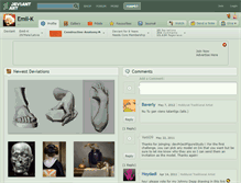 Tablet Screenshot of emil-k.deviantart.com