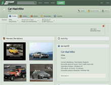 Tablet Screenshot of car-mad-mike.deviantart.com