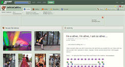 Desktop Screenshot of jelliclecatkivu.deviantart.com