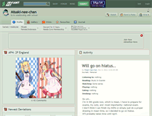 Tablet Screenshot of misaki-nee-chan.deviantart.com