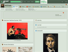 Tablet Screenshot of mrerixon.deviantart.com