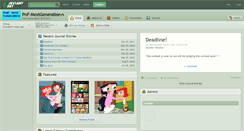 Desktop Screenshot of pnf-nextgeneration.deviantart.com