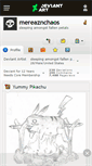 Mobile Screenshot of mereaznchaos.deviantart.com