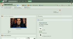 Desktop Screenshot of organization20.deviantart.com