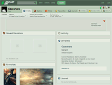 Tablet Screenshot of gaaranara.deviantart.com